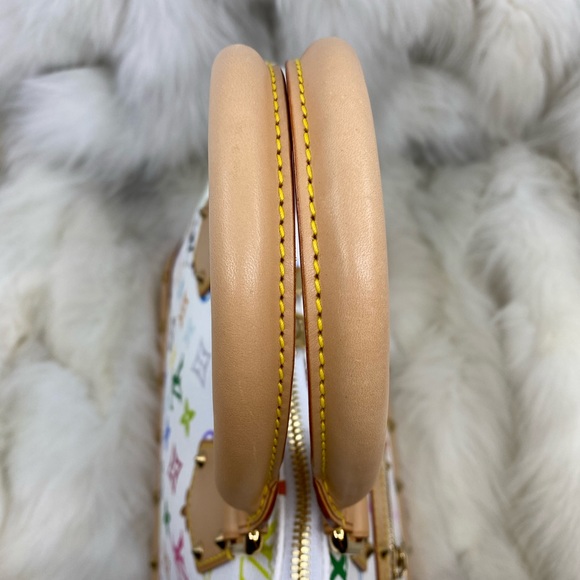 Louis Vuitton White Multicolore PM Alma - Picture 9 of 12